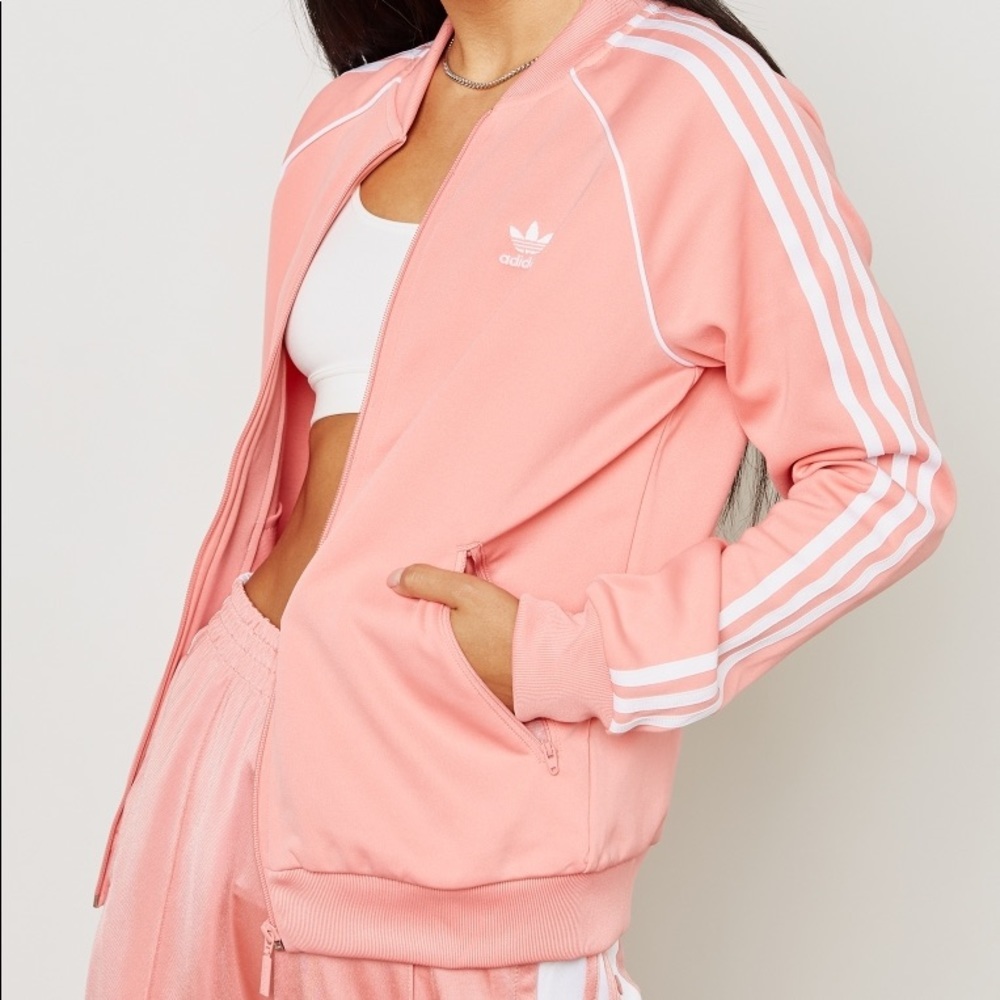 Adidas women’s zip up track jacket